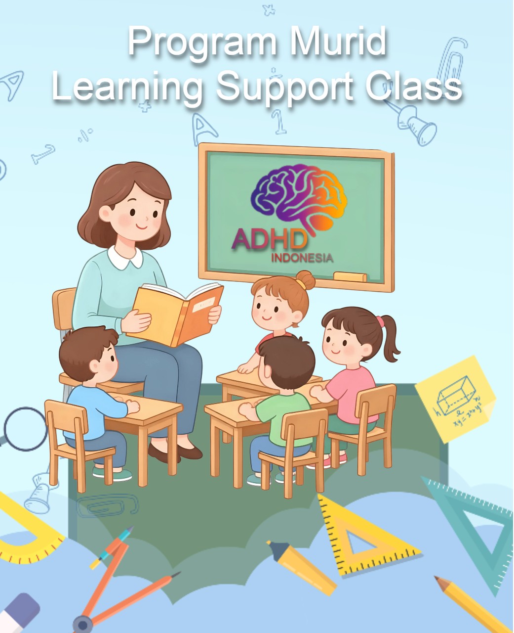 Program ADHD Indonesia Kabupaten Lombok Tengah Kelas Pendampingan Belajar (Learning Support Class)